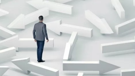 Arrows which direction