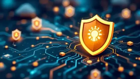 Digital data networks protected by shields cyber threats stopped cloud devices