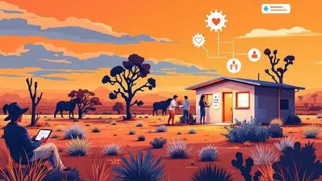 Rural australian outback remote clinic digital healthcare access sa