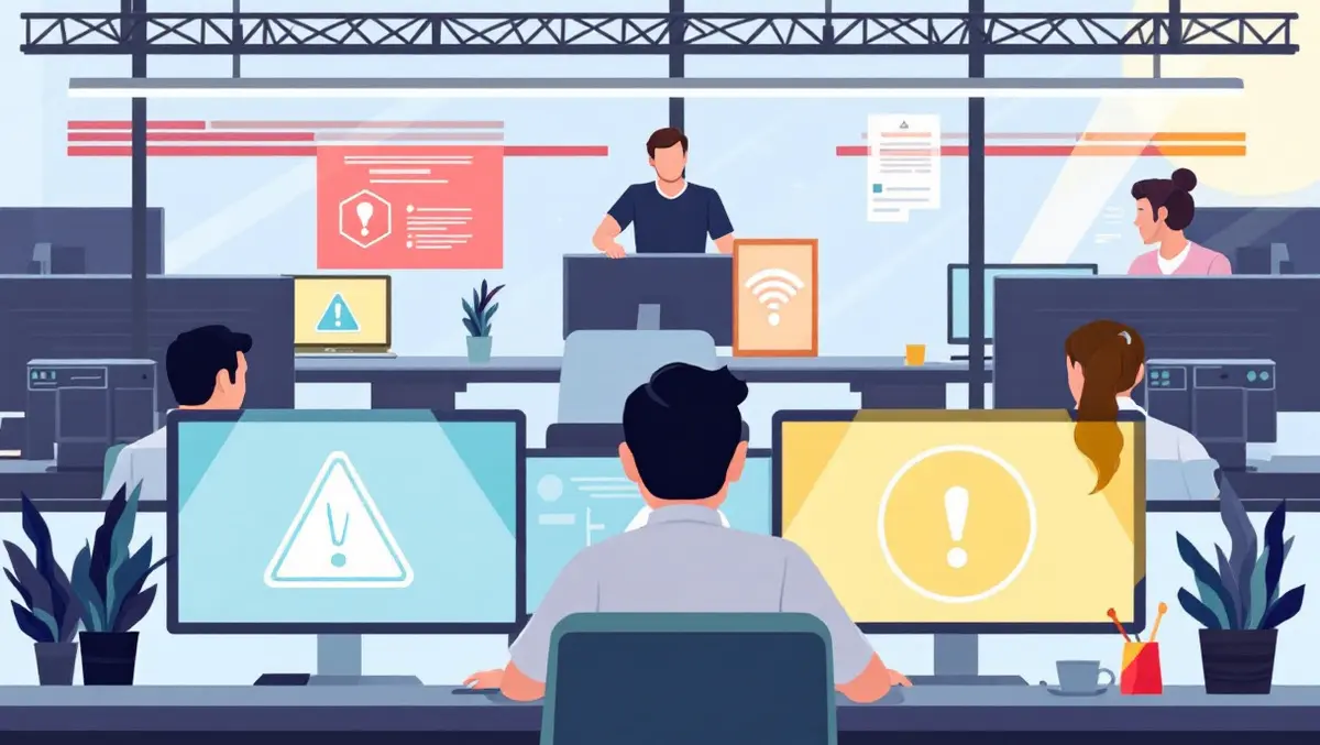 Australian office cybersecurity team monitoring alerts superannuation sector