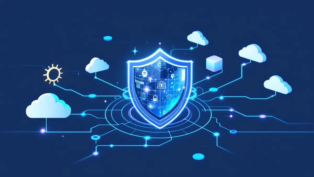 Digital security shield interconnected data clouds ai threat detection enterprise