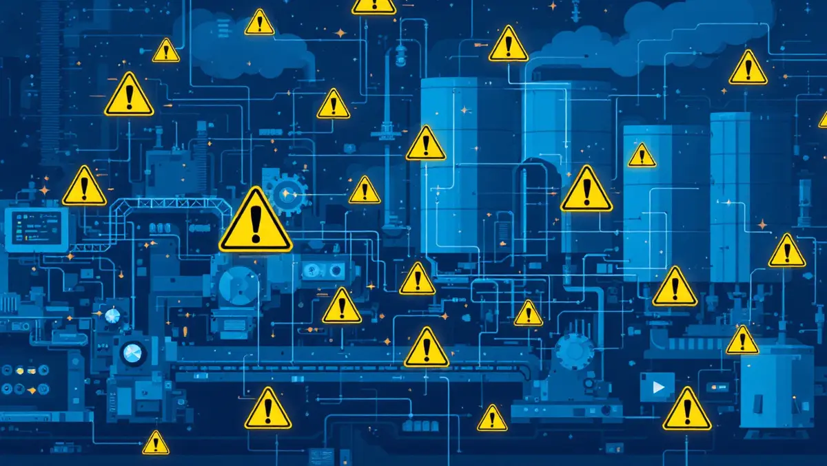 Industrial facility cybersecurity risk interconnected machinery warning signs