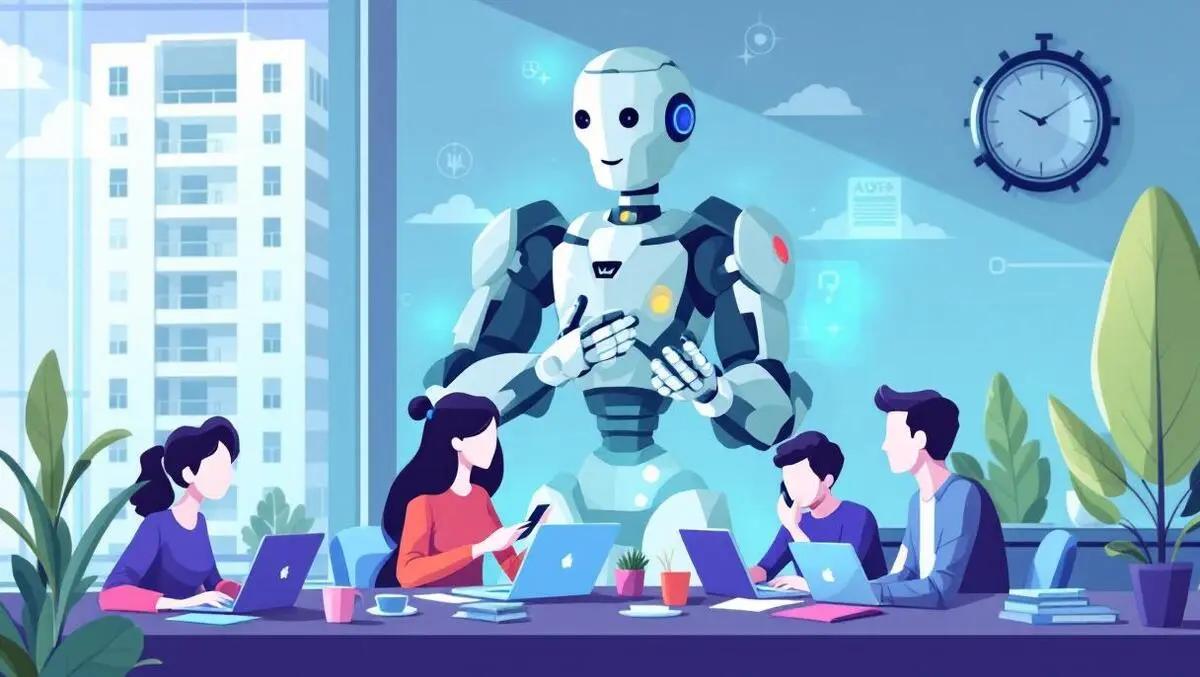 Australian family using smartphones laptops ai robot assisting prefer ai over government digital services