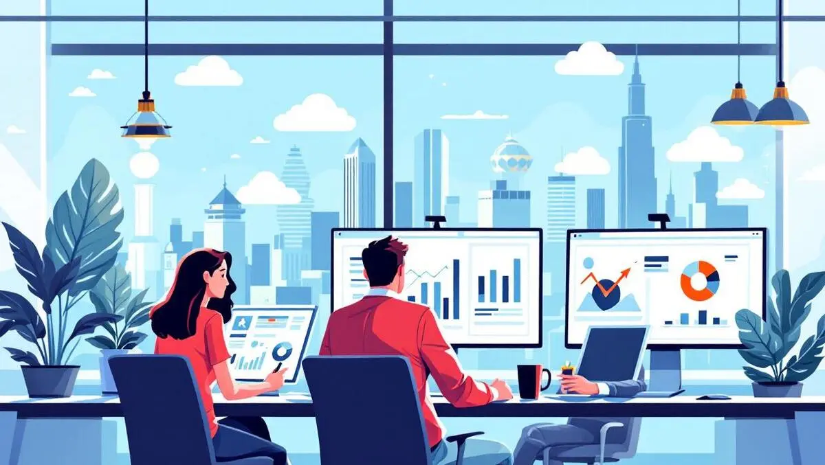 Modern office collaboration cloud computing analytics australia new zealand