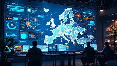 European soc security ops center ai threat monitoring critical infra