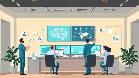 Australian hospital it control room ai brain data security collab