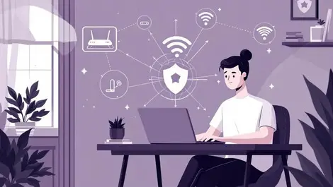 Remote employee secure dns protection roaming wifi home office